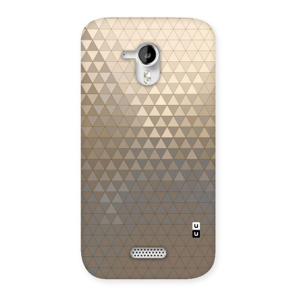 Beautiful Golden Pattern Back Case for Micromax Canvas HD A116
