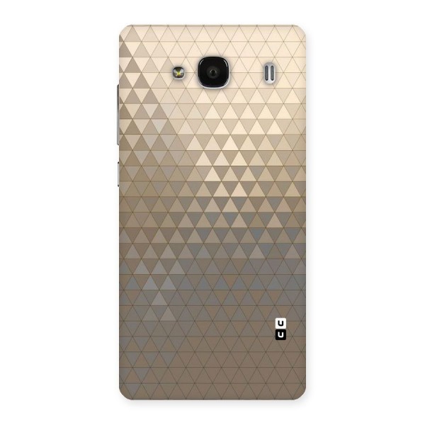 Beautiful Golden Pattern Back Case for Redmi 2s