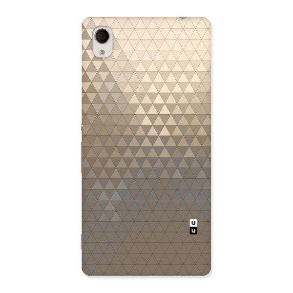 Beautiful Golden Pattern Back Case for Sony Xperia M4
