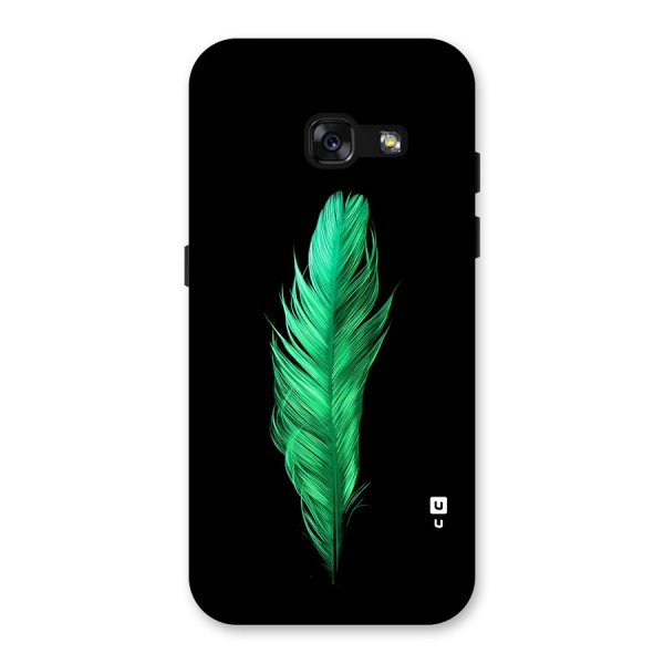 Beautiful Green Feather Back Case for Galaxy A3 (2017)