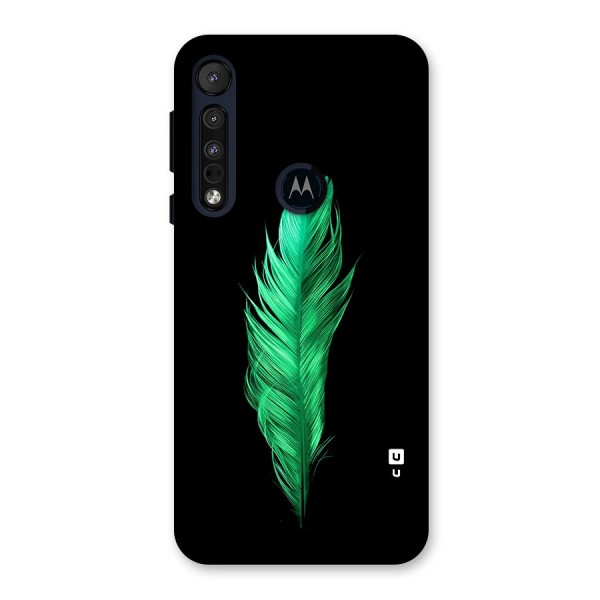 Beautiful Green Feather Back Case for Motorola One Macro