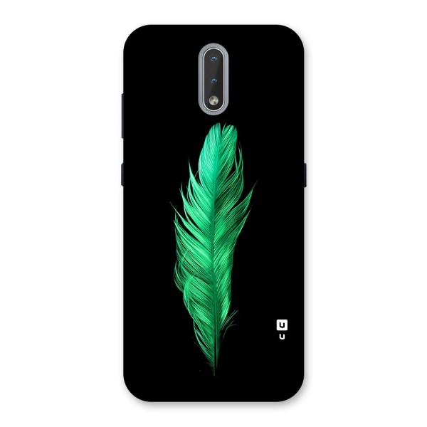Beautiful Green Feather Back Case for Nokia 2.3