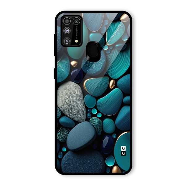 Beautiful Pebble Stones Glass Back Case for Galaxy M31
