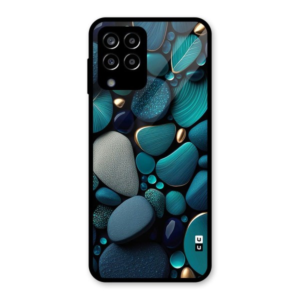 Beautiful Pebble Stones Glass Back Case for Galaxy M33