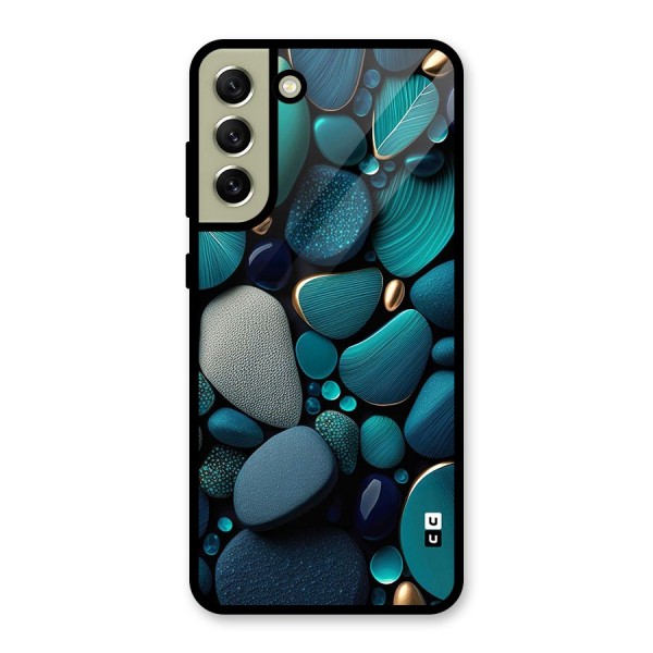 Beautiful Pebble Stones Glass Back Case for Galaxy S21 FE 5G