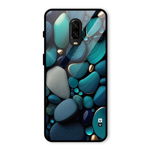 Beautiful Pebble Stones Glass Back Case for OnePlus 6T