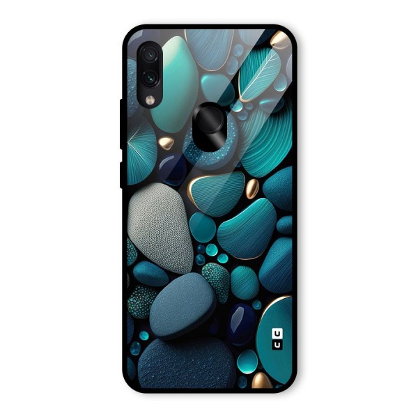 Beautiful Pebble Stones Glass Back Case for Redmi Note 7