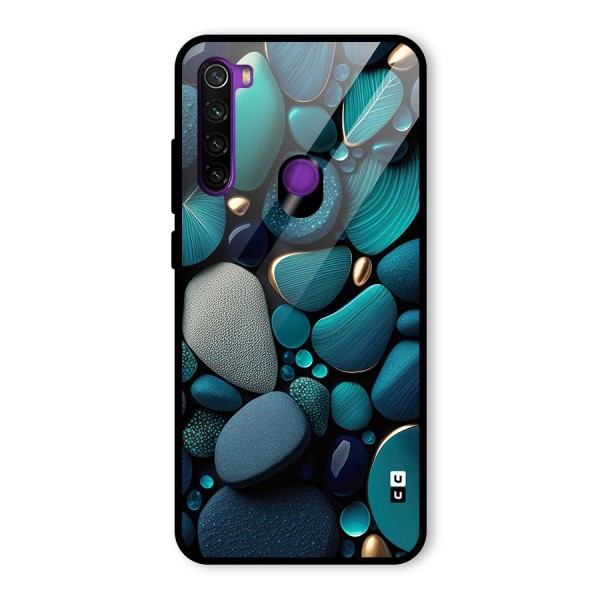 Beautiful Pebble Stones Glass Back Case for Redmi Note 8