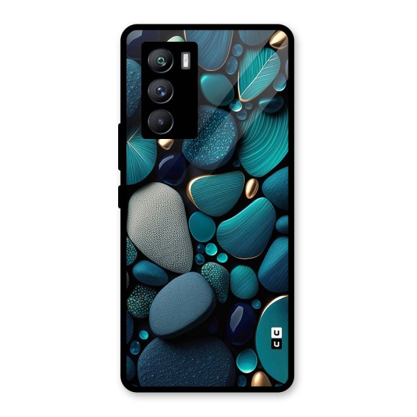 Beautiful Pebble Stones Glass Back Case for Vivo iQOO 9 SE