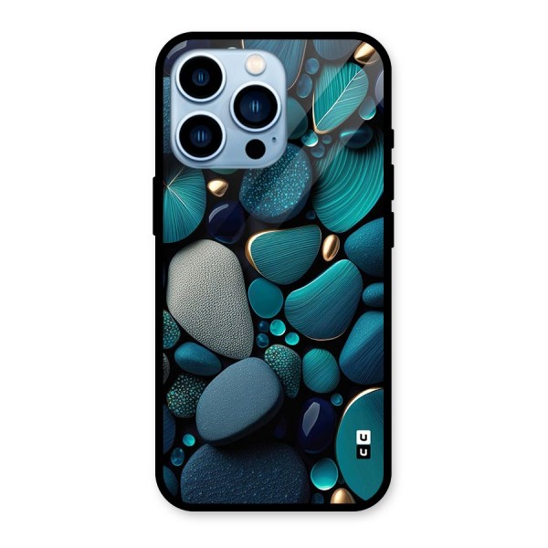Beautiful Pebble Stones Glass Back Case for iPhone 13 Pro