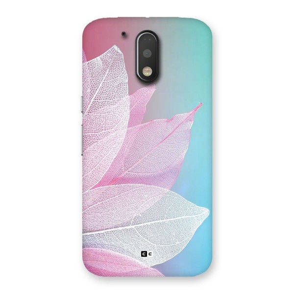 Beautiful Petals Vibes Back Case for Moto G4 Plus