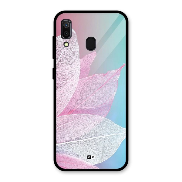 Beautiful Petals Vibes Glass Back Case for Galaxy A30
