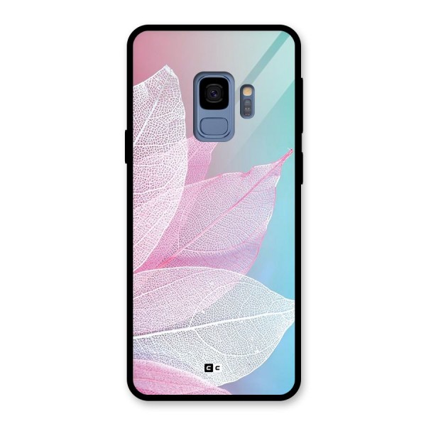 Beautiful Petals Vibes Glass Back Case for Galaxy S9
