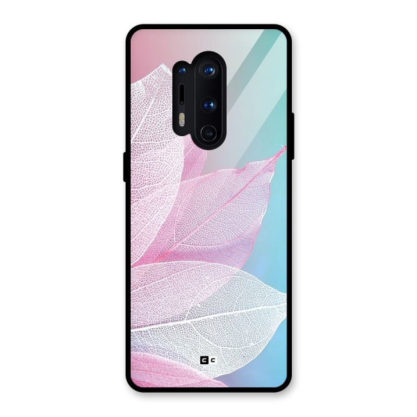 Beautiful Petals Vibes Glass Back Case for OnePlus 8 Pro