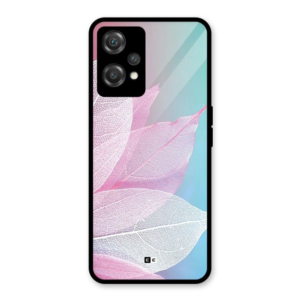 Beautiful Petals Vibes Glass Back Case for OnePlus Nord CE 2 Lite 5G