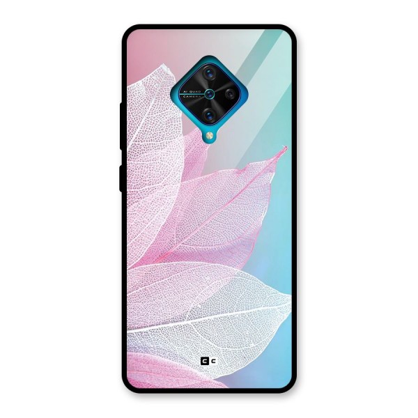 Beautiful Petals Vibes Glass Back Case for Vivo S1 Pro