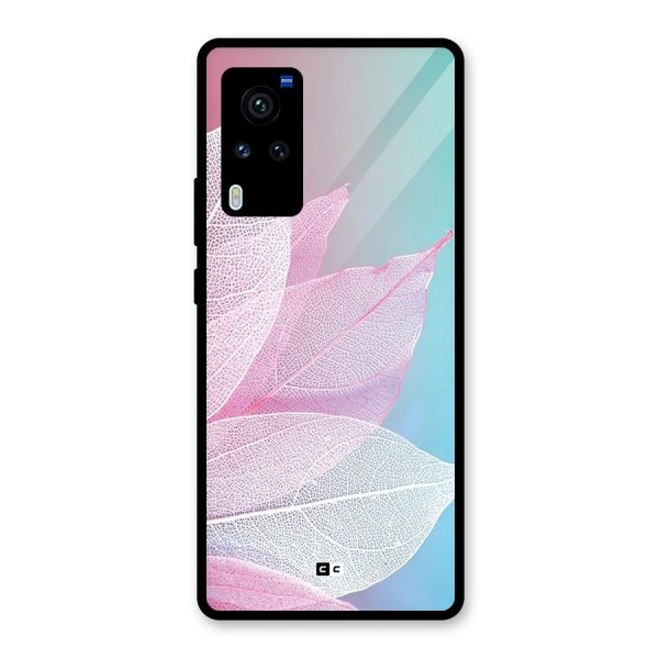 Beautiful Petals Vibes Glass Back Case for Vivo X60 Pro