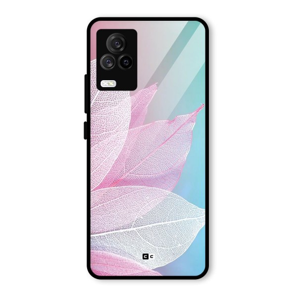 Beautiful Petals Vibes Glass Back Case for Vivo iQOO 7 Legend 5G