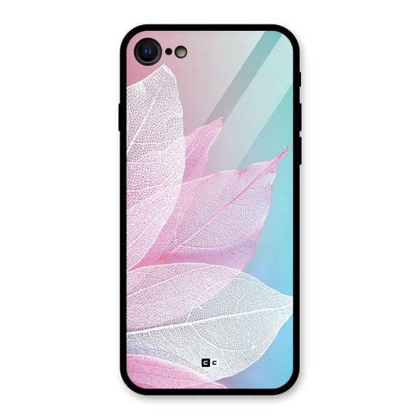 Beautiful Petals Vibes Glass Back Case for iPhone 7
