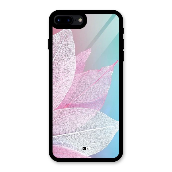 Beautiful Petals Vibes Glass Back Case for iPhone 8 Plus