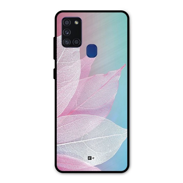 Beautiful Petals Vibes Metal Back Case for Galaxy A21s