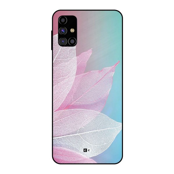 Beautiful Petals Vibes Metal Back Case for Galaxy M31s