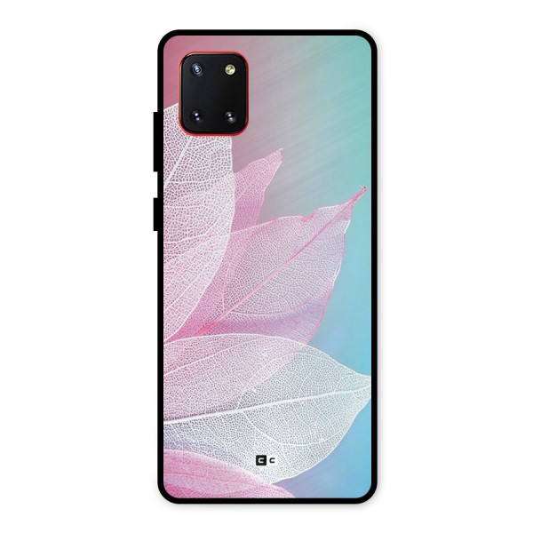 Beautiful Petals Vibes Metal Back Case for Galaxy Note 10 Lite