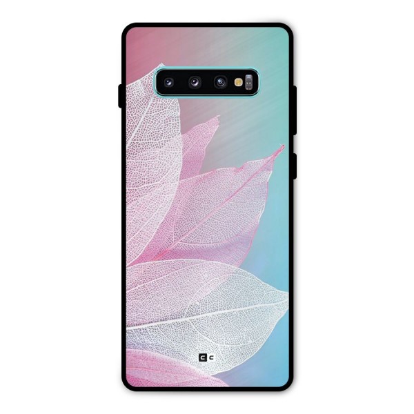 Beautiful Petals Vibes Metal Back Case for Galaxy S10 Plus