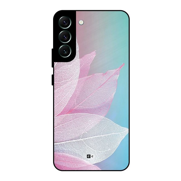 Beautiful Petals Vibes Metal Back Case for Galaxy S22 Plus 5G