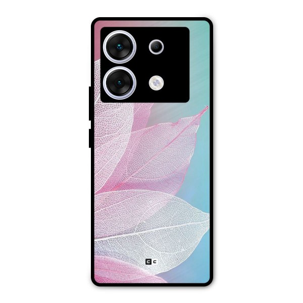 Beautiful Petals Vibes Metal Back Case for Infinix Zero 30 5G