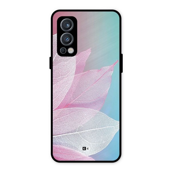 Beautiful Petals Vibes Metal Back Case for OnePlus Nord 2 5G