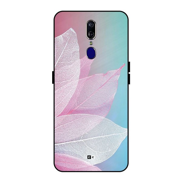 Beautiful Petals Vibes Metal Back Case for Oppo F11