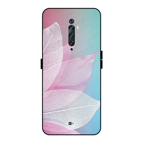Beautiful Petals Vibes Metal Back Case for Oppo Reno2 F
