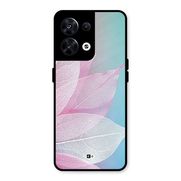 Beautiful Petals Vibes Metal Back Case for Oppo Reno8 5G