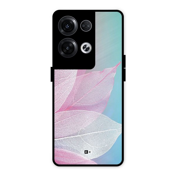Beautiful Petals Vibes Metal Back Case for Oppo Reno8 Pro 5G