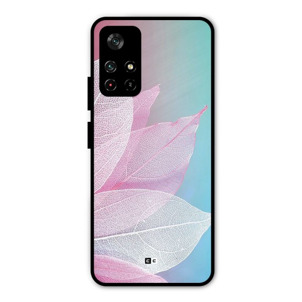 Beautiful Petals Vibes Metal Back Case for Poco M4 Pro 5G