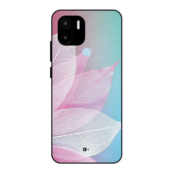 Beautiful Petals Vibes Metal Back Case for Redmi A1 Plus