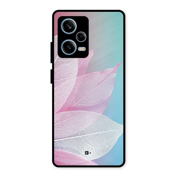 Beautiful Petals Vibes Metal Back Case for Redmi Note 12 Pro