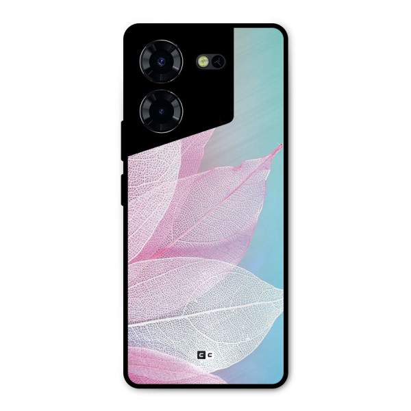 Beautiful Petals Vibes Metal Back Case for Tecno Pova 5 Pro 5G