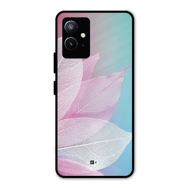 Beautiful Petals Vibes Metal Back Case for Vivo T1 5G