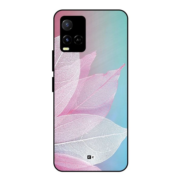 Beautiful Petals Vibes Metal Back Case for Vivo Y21