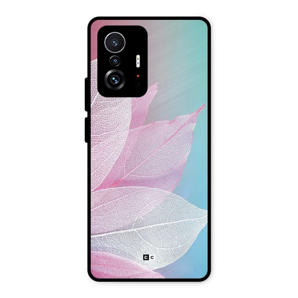 Beautiful Petals Vibes Metal Back Case for Xiaomi 11T Pro