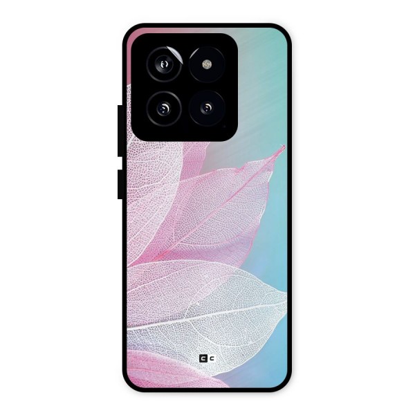 Beautiful Petals Vibes Metal Back Case for Xiaomi 14