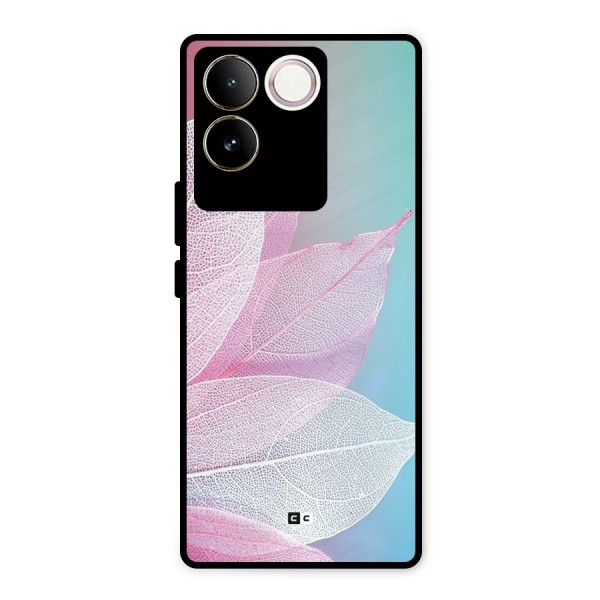 Beautiful Petals Vibes Metal Back Case for iQOO Z7 Pro