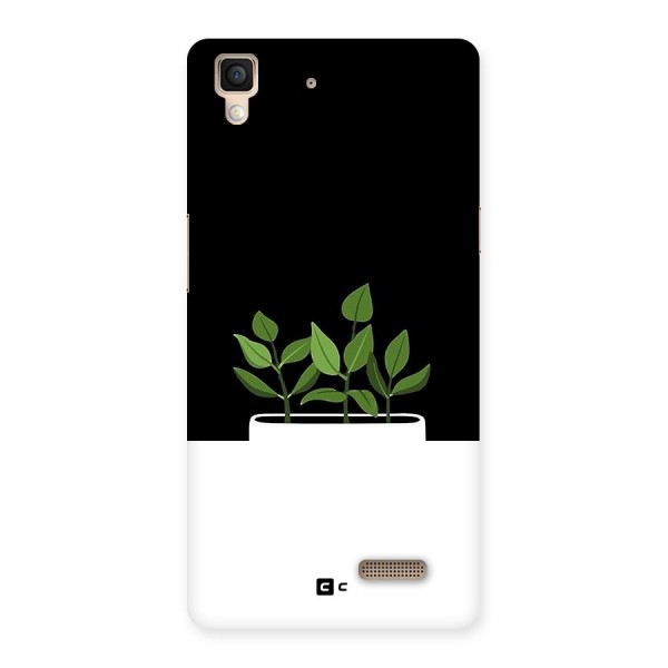 Beautiful Plant Pot Minimalistic Back Case for Oppo R7
