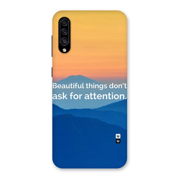 Beautiful Things Quote Back Case for Galaxy A30s