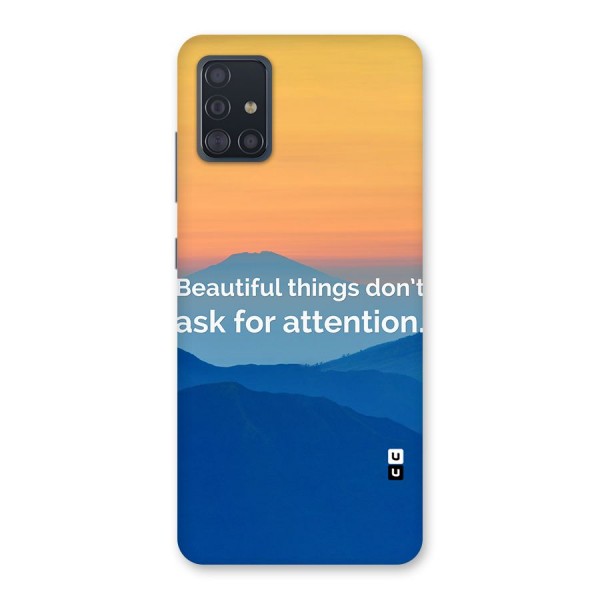 Beautiful Things Quote Back Case for Galaxy A51
