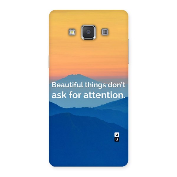 Beautiful Things Quote Back Case for Galaxy Grand 3
