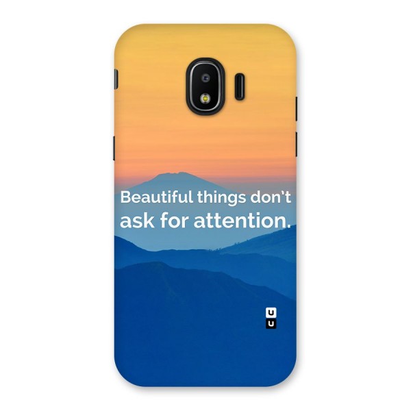 Beautiful Things Quote Back Case for Galaxy J2 Pro 2018