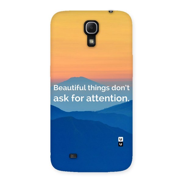 Beautiful Things Quote Back Case for Galaxy Mega 6.3